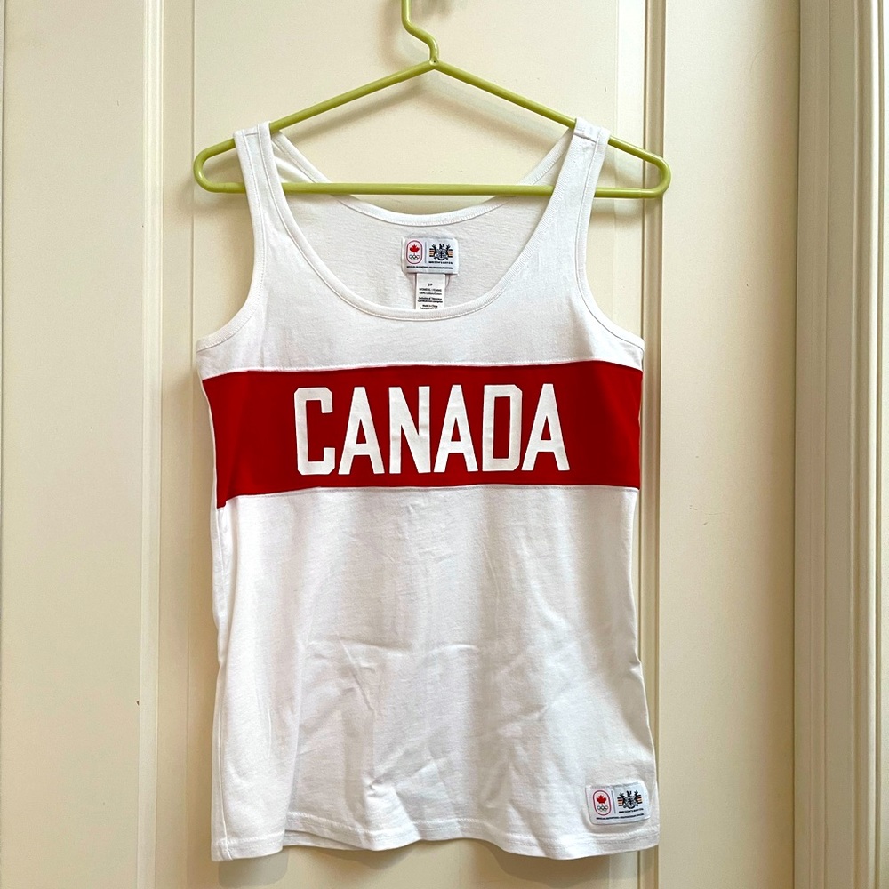 VINTAGE Casual top -Official Canada Olympic Muscle T